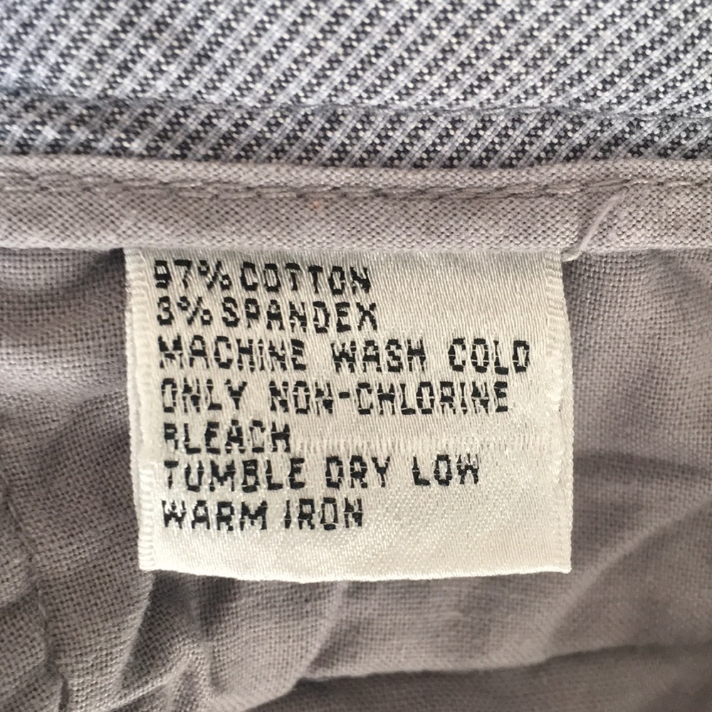 Talbots Gray Micro Houndstooth Stretch Cotton Pant - image 5